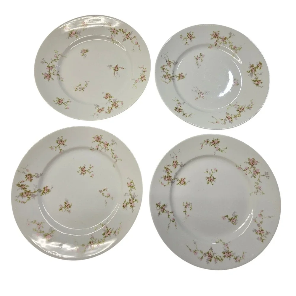 Vintage Set of 4 Theodore Haviland Limoges 9 1/2